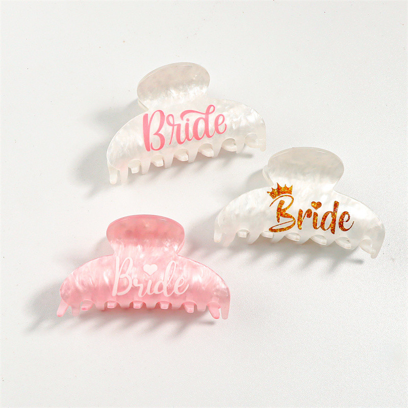 8 cm LETTRE GOR DE ROSE BLANCHES ACCESSOIRES DE CHEIL BRIDAL